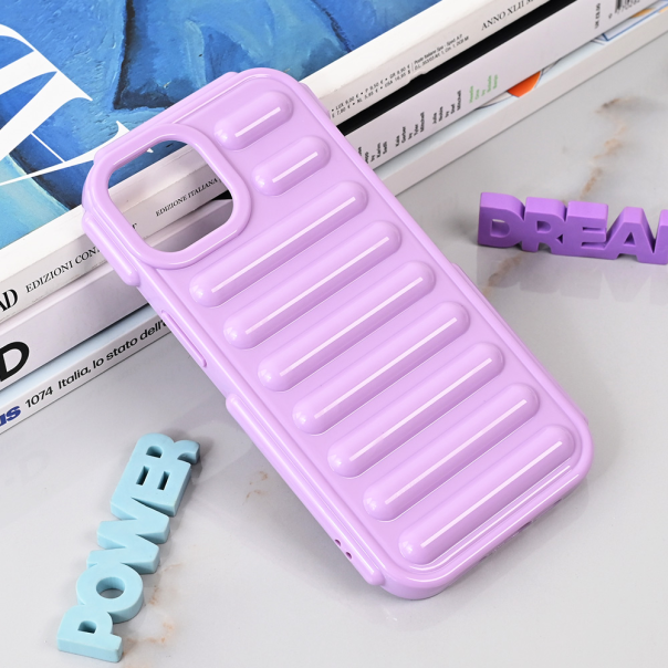 Torbica Color Rib za iPhone 14 6.1 lila - 215213