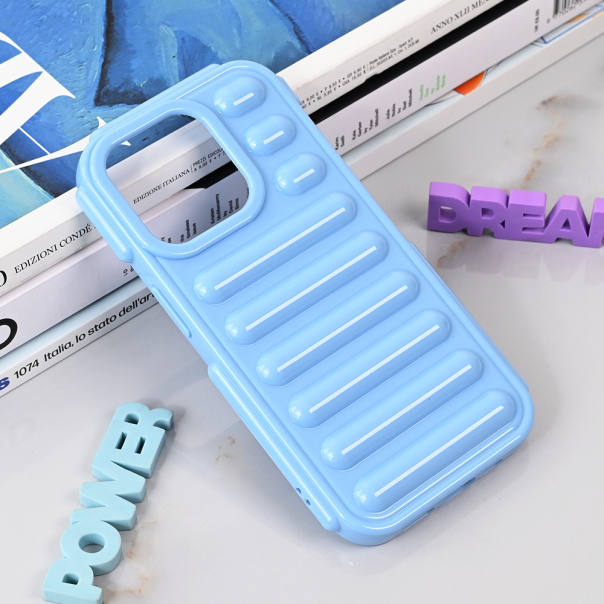 Maska za iPhone 15 Pro 6.1 Color Rib plava - 215232