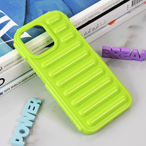 Maska za iPhone 15 Pro Max 6.7 Color Rib zelena - 215241