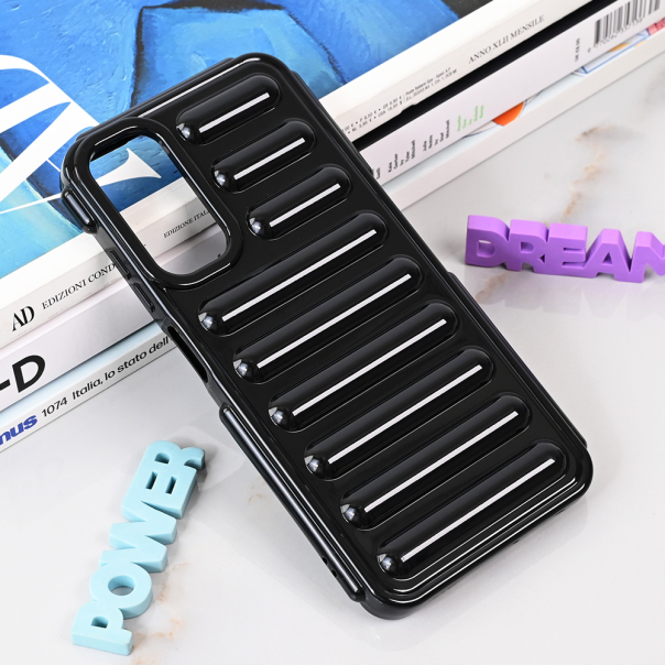 Maska za Samsung Galaxy A05s Color Rib crna - 215242