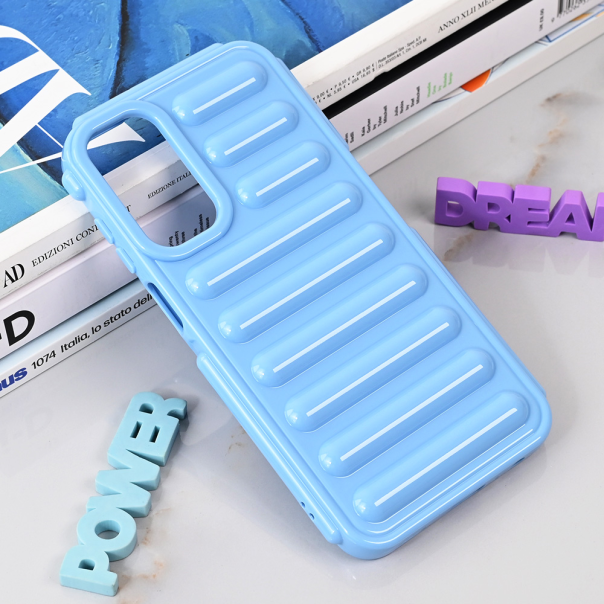 Maska za Samsung Galaxy A15 5G Color Rib plava - 215250