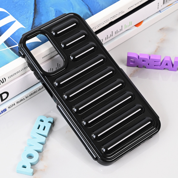 Maska za Samsung Galaxy A25 Color Rib crna - 215254-1