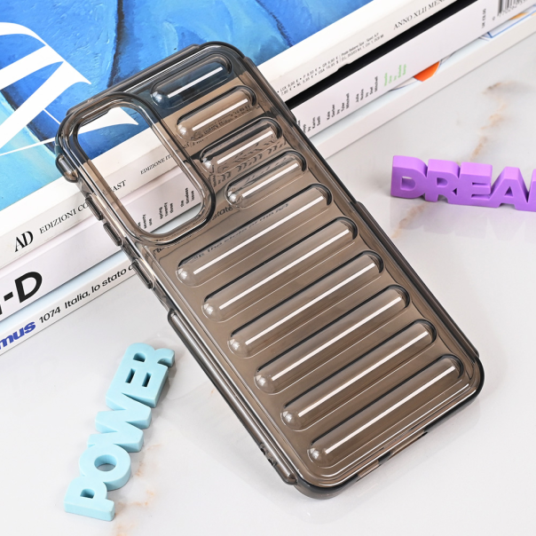 Maska za Samsung Galaxy A35 5G Color Rib siva - 215263-1