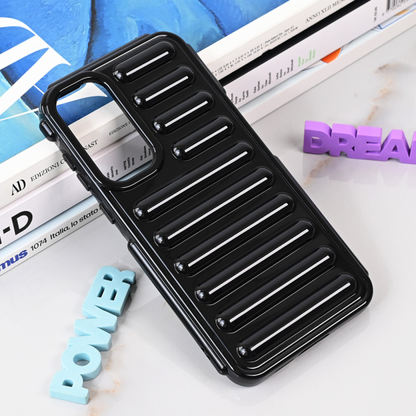 Maska za Samsung Galaxy A55 5G Color Rib crna - 215266-1