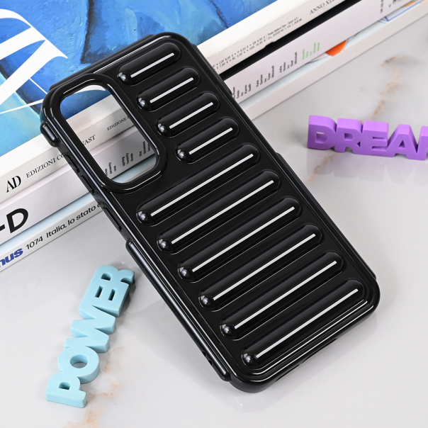 Maska za Samsung Galaxy S23 FE Color Rib crna - 215284-1