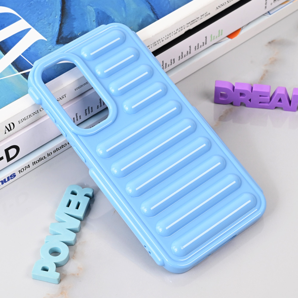 Maska za Samsung Galaxy S23 FE Color Rib plava - 215286-1