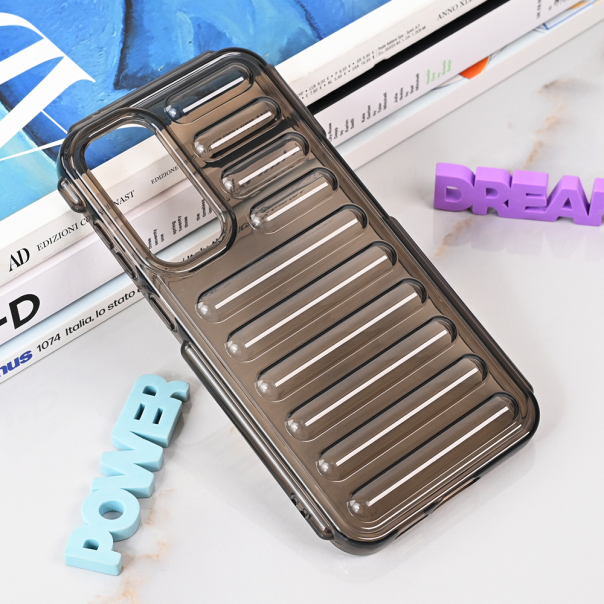 Maska za Samsung Galaxy S23 FE Color Rib siva - 215287-1