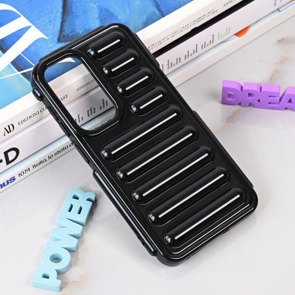 Maska za Samsung Galaxy S23 Color Rib crna - 215288-1