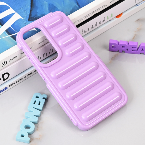 Maska za Samsung Galaxy S23 Color Rib lila - 215289
