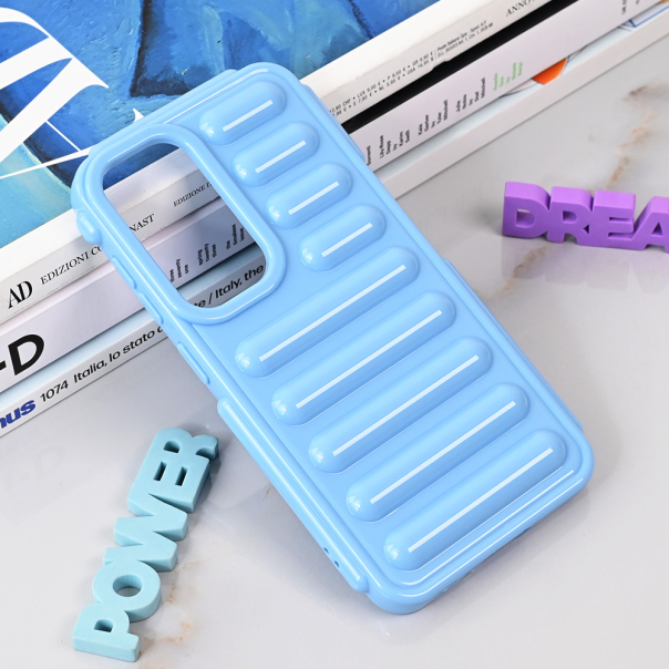 Maska za Samsung Galaxy S23 Color Rib plava - 215290-1