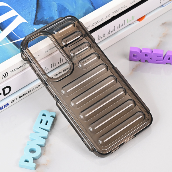 Maska za Samsung Galaxy S23 Color Rib siva - 215291