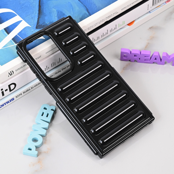 Maska za Samsung Galaxy S23 Ultra Color Rib crna - 215292-1