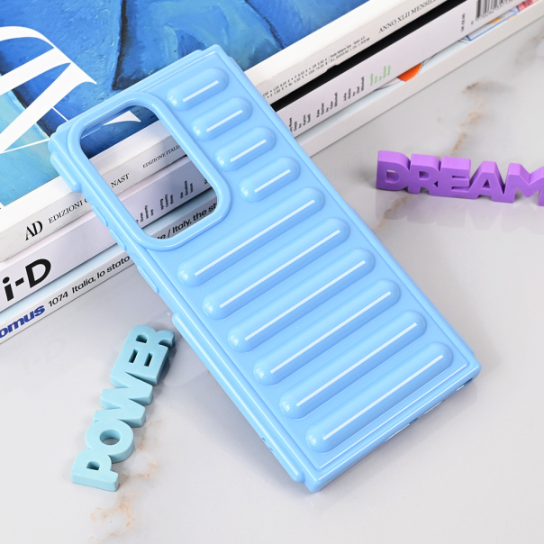 Maska za Samsung Galaxy S23 Ultra Color Rib plava - 215294-1