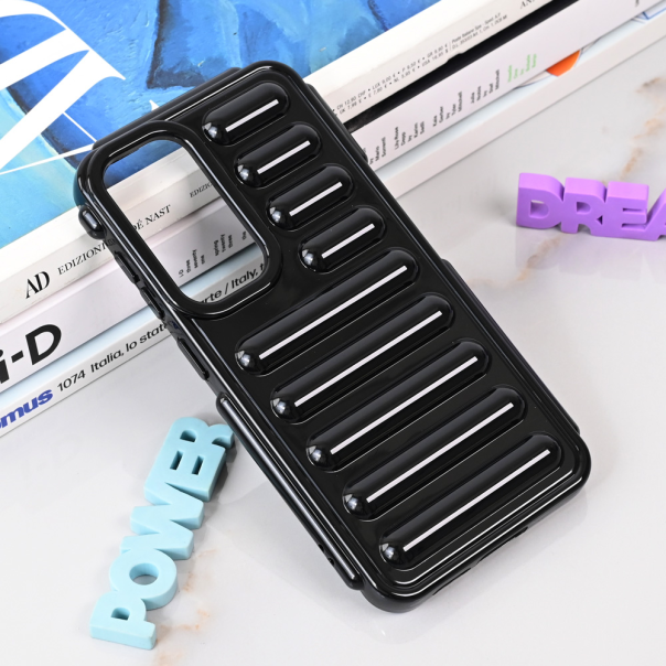 Maska za Samsung Galaxy S24 Color Rib crna - 215272-1