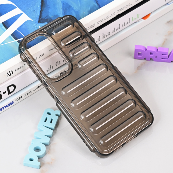 Maska za Samsung Galaxy S24 Color Rib siva - 215275