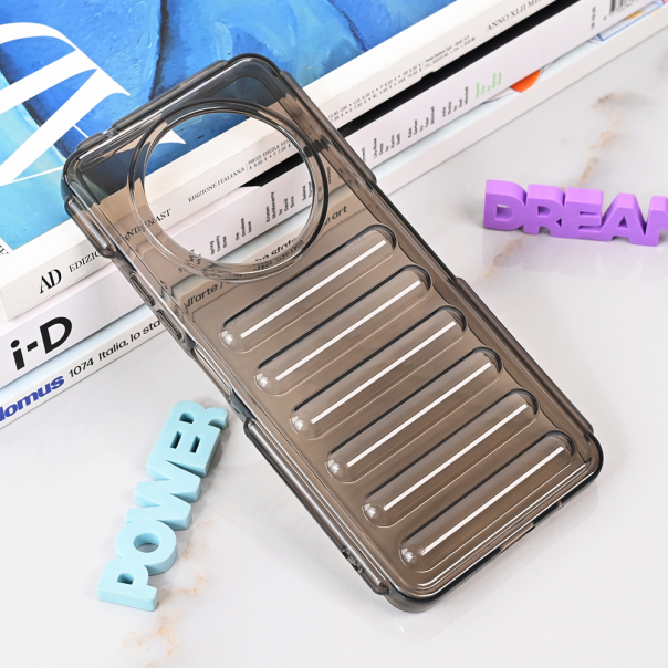 Maska za Xiaomi Redmi A3 Color Rib siva - 215314-1