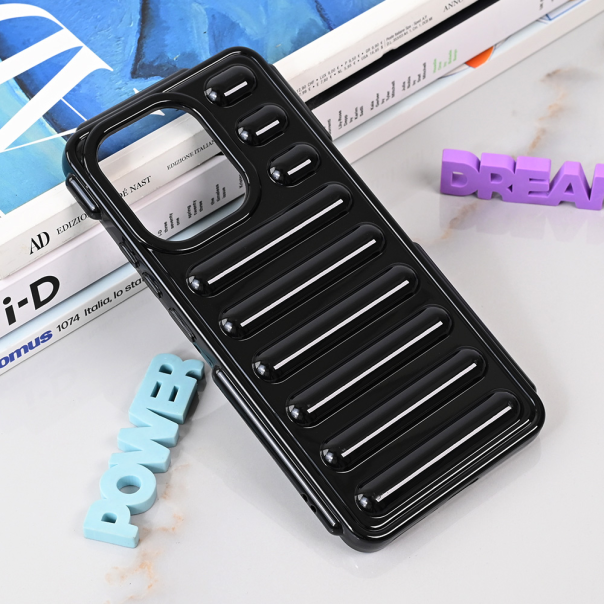 Maska za Xiaomi Redmi Note 13 4G (EU) Color Rib crna - 215299-1