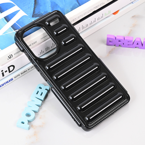 Maska za Xiaomi Redmi Note 13 Pro Plus (EU) Color Rib crna - 215307