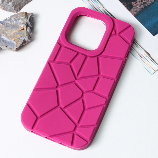 Maska za iPhone 14 Pro 6.1 Color Stone ljubičasta - 207576