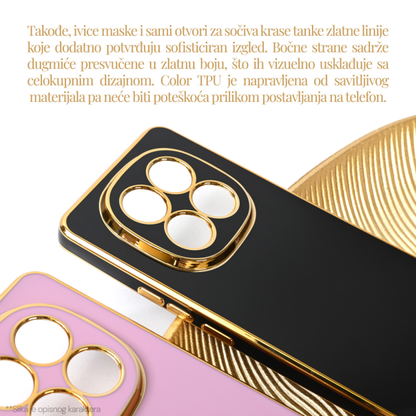 Torbica Color TPU za Honor Magic 6 Pro roze - 220214