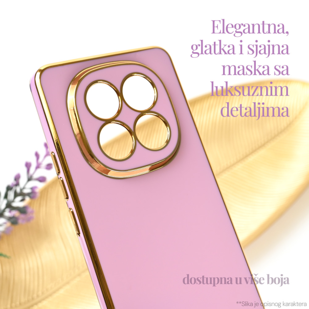 Torbica Color TPU za Xiaomi Redmi Note 14 Pro Plus ljubicasta - 220225