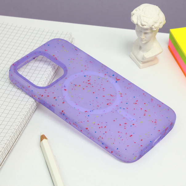 Torbica Colorful Magsafe za iPhone 13 Pro 6.1 ljubicasta - 203893