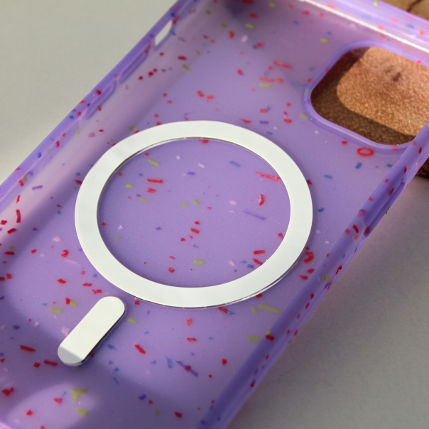 Torbica Colorful Magsafe za iPhone 13 Pro 6.1 ljubicasta - 203893