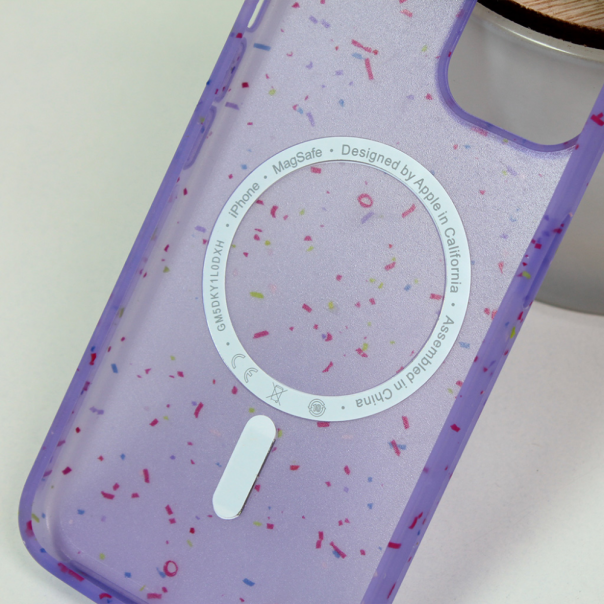 Maska za iPhone 14 6.1 Colorful Magsafe ljubičasta - 206090