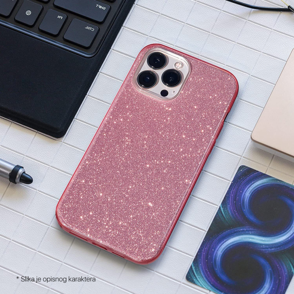 Torbica Crystal Dust za iPhone 14 6.1 Pro srebrna - 203301