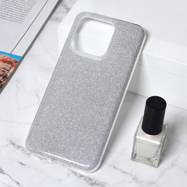 Maska za Xiaomi 13 Crystal Dust srebrna - 207734