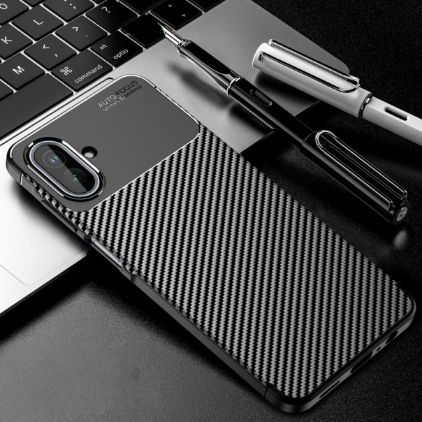 Maska za Samsung A075F Galaxy A07 Defender Carbon crna - 222832