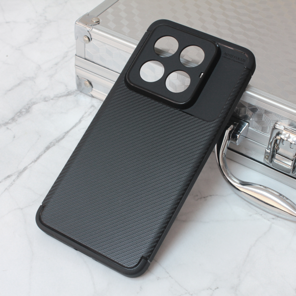 Maska za Xiaomi 14 Pro Defender Carbon crna - 210701