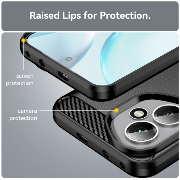 Maska za Honor 400 crna Defender Safeguard - 222549