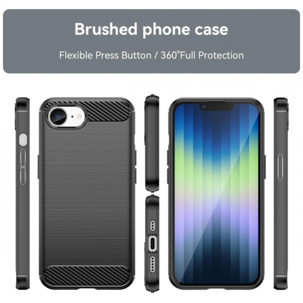 Maska za iPhone 16e 6.1 Defender Safeguard crna - 221199