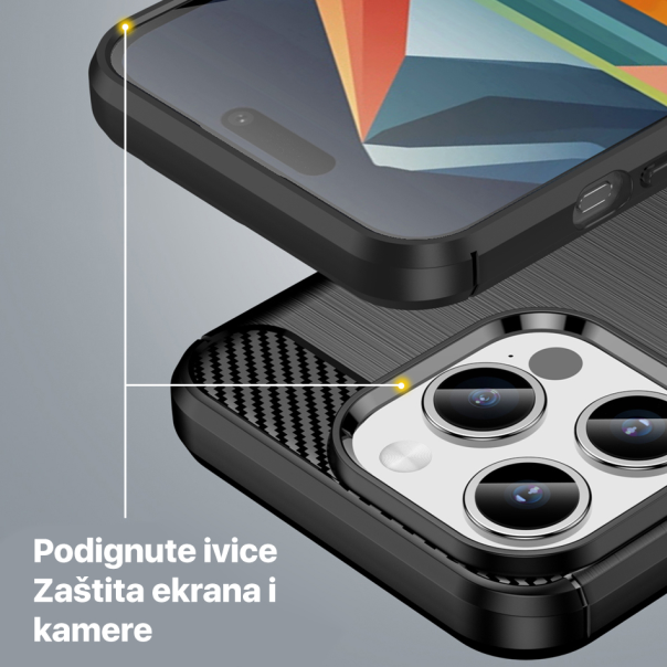 Maska za Xiaomi Redmi Note 13 Pro 5G (EU) Defender Safeguard crna - 212899