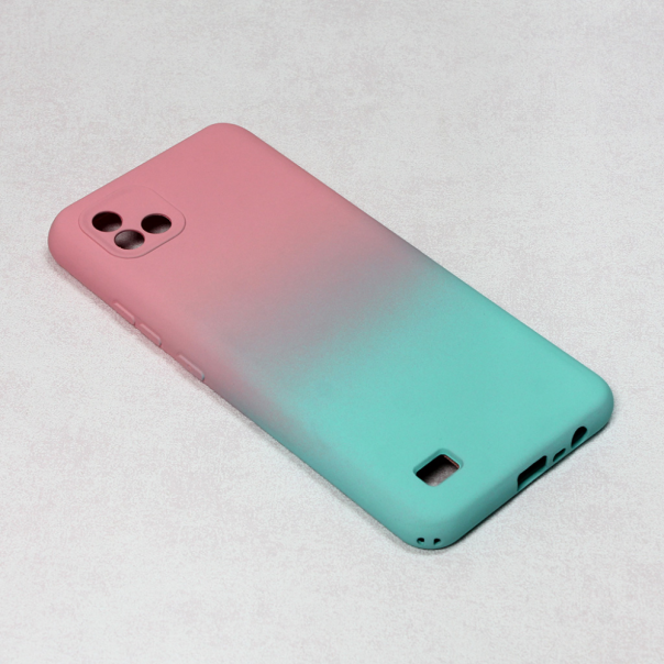 Maska za Realme C11 (2021)/C20 roze-mint Double Color - 98439