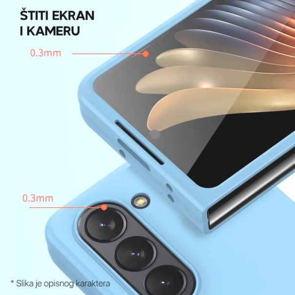 Maska za Samsung Galaxy Z Fold 6 5G Elegant Fold bela - 214529