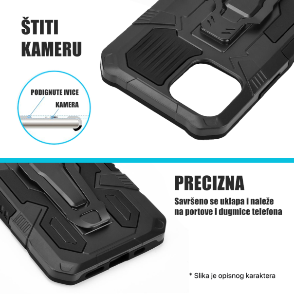Torbica Fight Clip za iPhone 14 Pro 6.1 crna - 204170