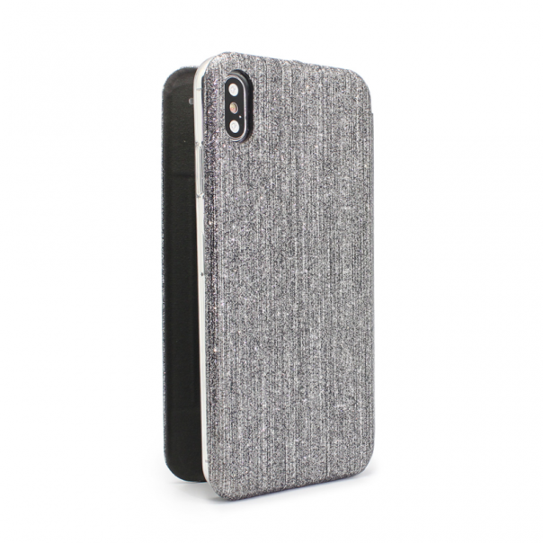 Maska za iPhone XS Max Flip Crystal crna - 66703-1
