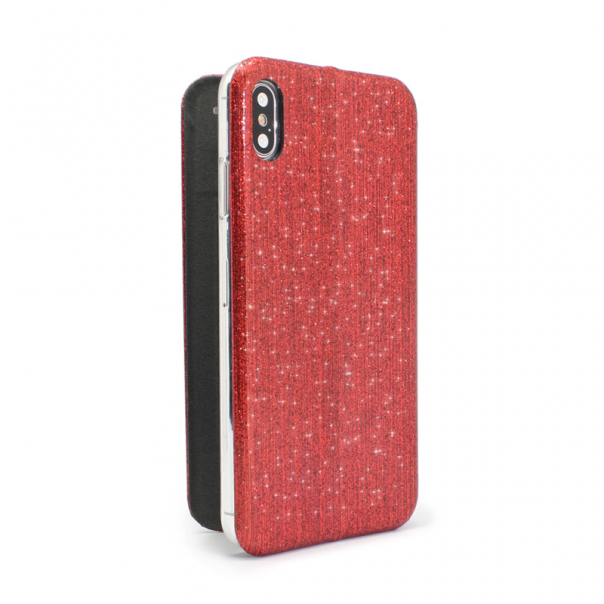 Maska za iPhone XS Max Flip Crystal crvena - 66705