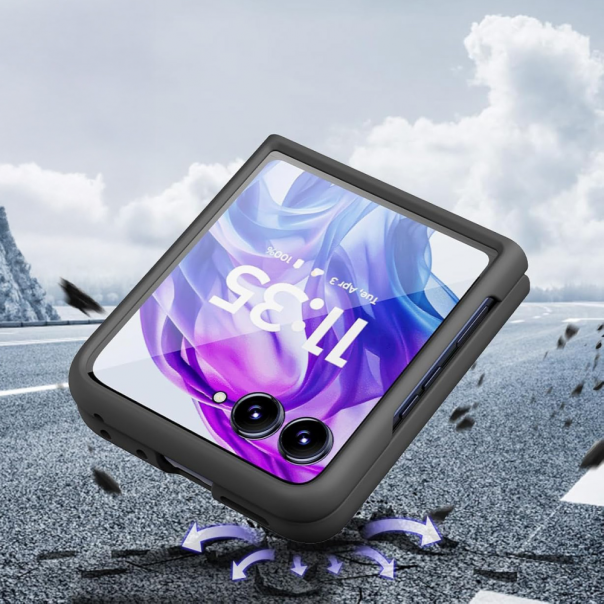 Maska za Motorola Razr 50 Ultra Flip crna - 221794