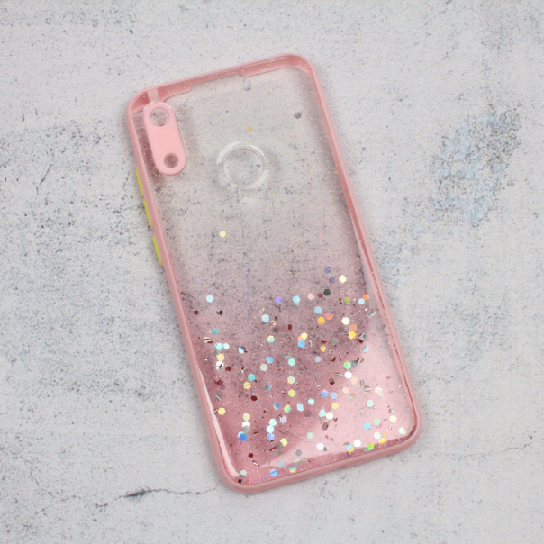 Torbica Frame Glitter za Huawei Y6 2019/Honor 8A roze - 90645
