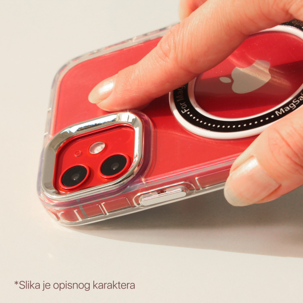 Maska za iPhone 14 Pro 6.1 Frame Magsafe plava - 210120