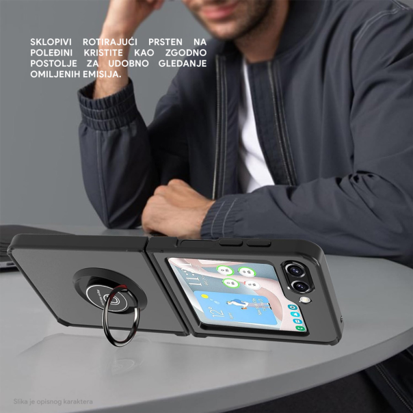 Maska za Samsung Galaxy Z Flip 6 5G Frosted Shockproof svetlo plava - 214534