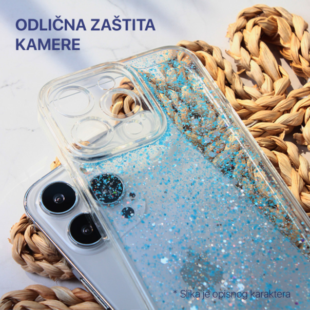 Maska za iPhone 13 Pro 6.1 Glitter ljubičasta - 208527