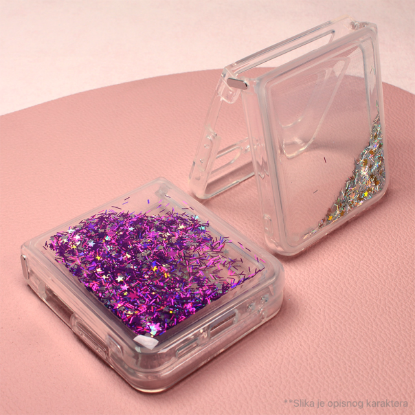 Maska za Samsung Galaxy Z Flip 5 5G Glitter zelena - 209251