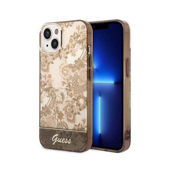 Maska za iPhone 14 6.1 Guess Hc IML Electro Cam TDJ zlatna (GUHCP14SHGPLHC) - 205356
