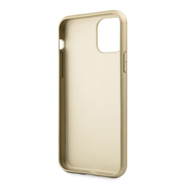 Maska za iPhone 11 Pro 5.8 Guess Hc PC Iridescent Leather zlatna (GUHCN58IGLGO) - 205384