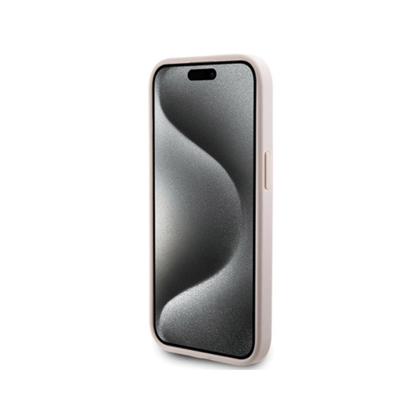 Torbica Guess Hc PC/TPU 4G Bottom Stripe za iPhone 15 6.1 roze (GUHCP15SG4GLPI) - 211145