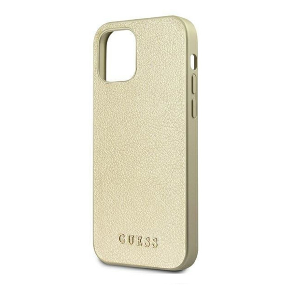 Maska za iPhone 12/12  Pro 6.1 Guess Hc PC/TPU Iridescent zlatna (GUHCP12MIGLGO) - 205385